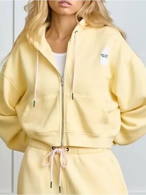 Dairy Boy Milk Bottle Cropped Hoodie - Distressed